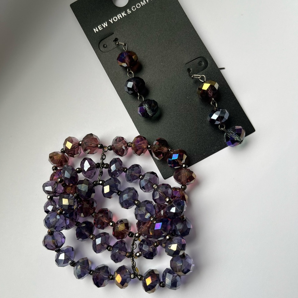NY&CO Dangle Earrings and Bracelet